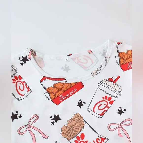 Women’s Two Piece Graphic PJ Set ~ NEW NEVER WORN ~ Size XXL | Polyester - Picture 7 of 14